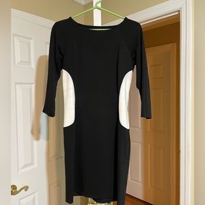 Black and white Laundry dress